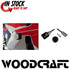 WOODCRAFT FRAME SLIDER KIT WITH BLACK SHORT PUCKS HONDA 2007-2023 CBR600RR